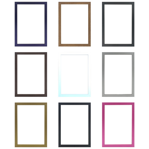 Thin black photo - thin, white