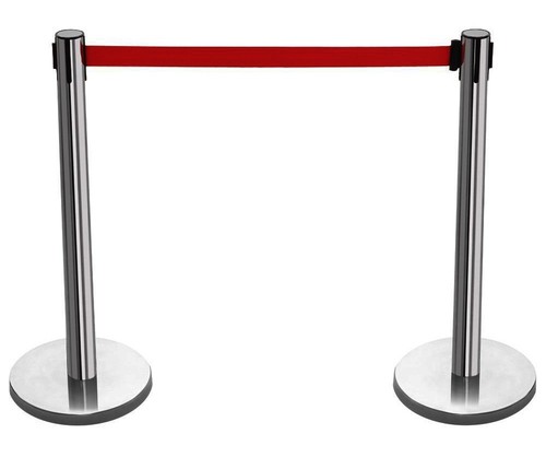 Steel belt retractable crowd - steel,