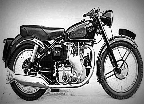 Metal sign velocette - metal,