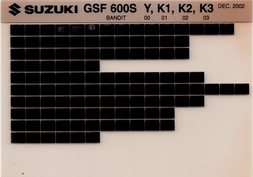 Suzuki gsf 600s k3 00 - suzuki,