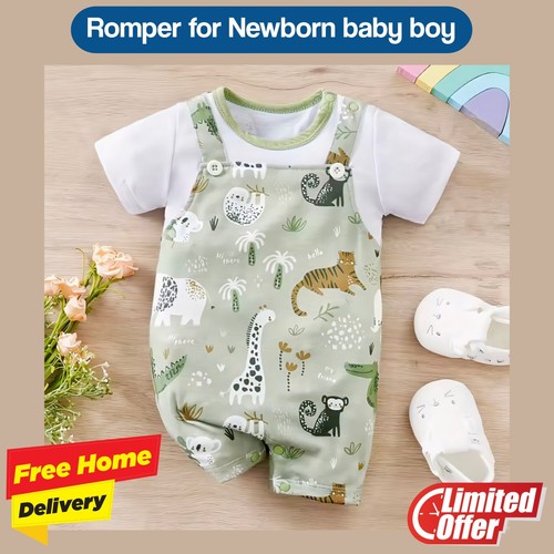 Baby boy newborn bodysuit - 3,