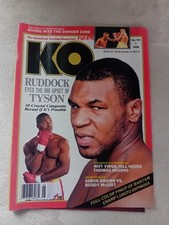  Boxing Magazine KO From May 1991 Vintage Back Issue Mike Tyson On Cover