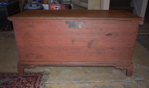 Antique wooden blanket - blanket, chest