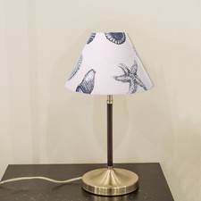 Linen Lamp Shades Conch Shell