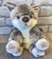 BBC Earth Siberian Husky Puppy Dog/Wolf Soft Toy Plush Posh Paws Original Tags