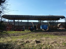 Photo A1 Barn with hay and