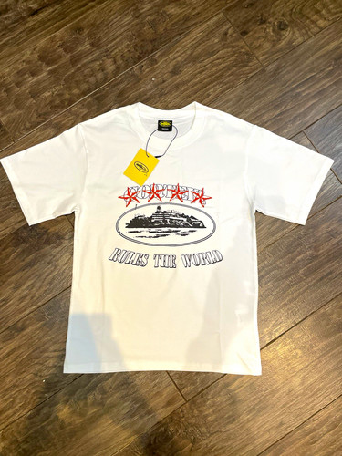 Corteiz white alcatraz shirt - white,