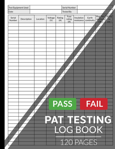 Pat testing log - pat, book: