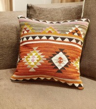 Terracotta Brown Pink Kilim