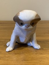 Royal Copenhagen (Denmark) Porcelain Figurine - Pekingese Puppy No.448