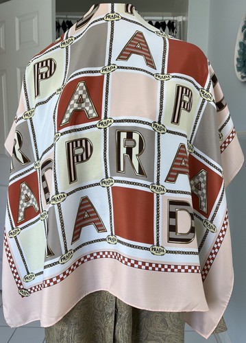 Prada sik square scarf - square,
