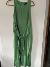 Zara Long Lined green dress