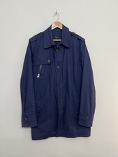 Zara Man Navy Trench Coat XL