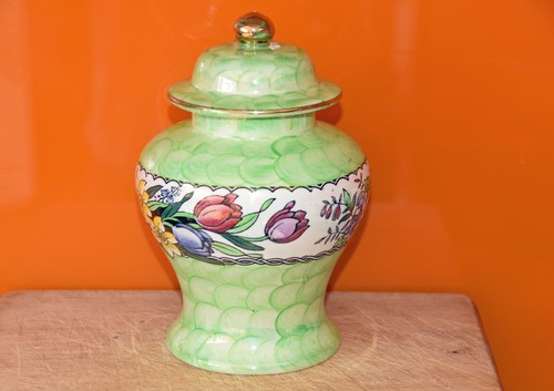 Vintage art deco maling lustre - deco,