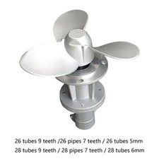 Small Propeller Boat Propeller Wear Resistant Aluminum Boat Prop for Brush