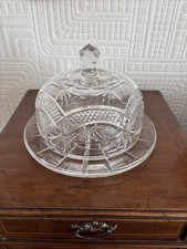 Beautiful Large Crystal Cheese/ Cake Dome - 26cm