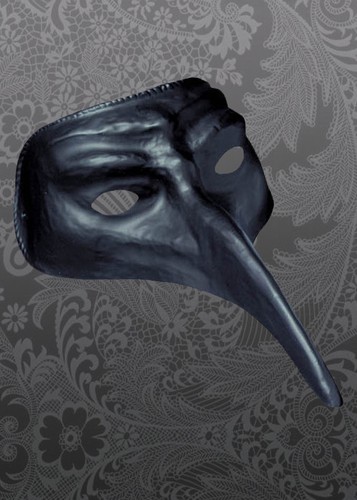 Halloween black plague doctor - black,