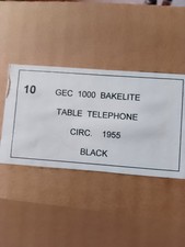 GEC 1000 Bakelite