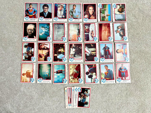 Superman vintage cards - superman, dc