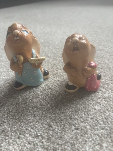 Pendelfin stoneware rabbits - pendelfin,