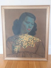 VLADIMIR TRETCHIKOFF: THE CHINESE GIRL - FRAMED PRINT - VINTAGE 1950s