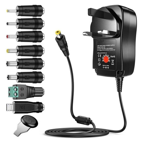 Tips 12v adjustable - adjustable, ac/dc