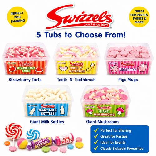 Swizzels tub sweets - swizzels,