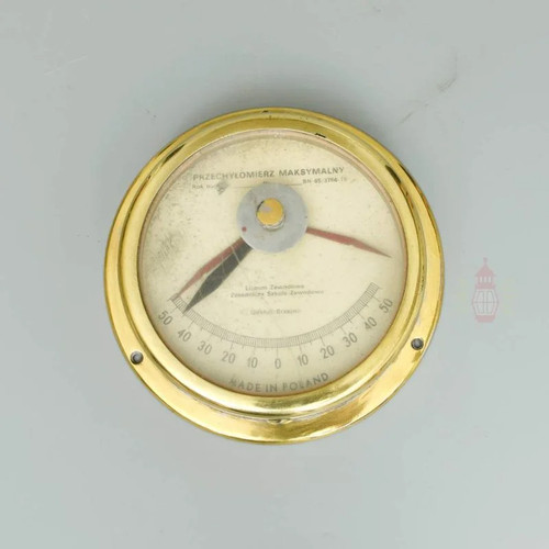 Brass clinometer from - from, ship