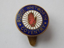 Rudge Whitworth Lapel Badge Guaranteed Old & Original