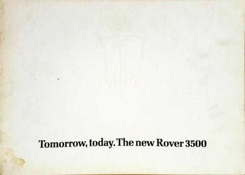 Rover 3500 brochure 1976 - (sd1),