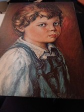 Vintage Print On Board