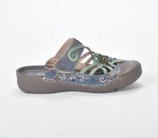 Socofy Blue Floral Slide