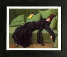 Jove Decadent (Decadent young woman) by Ramon Casas, A2 Poster
