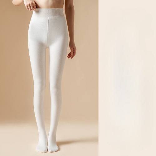 Solid shiny high waist - shiny, skinny