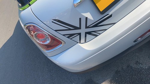 Bmw mini union jack boot - jack,
