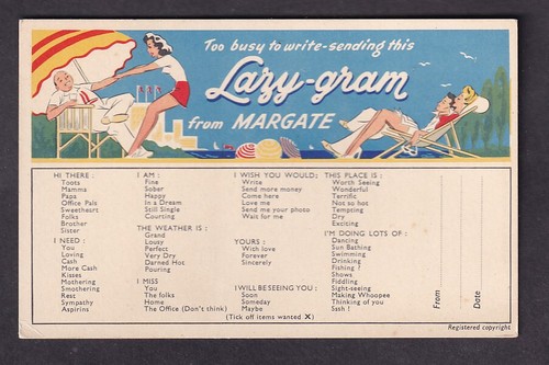 Kent margate lazy gram - margate, lazy-gram