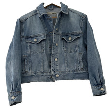TOPSHOP MOTO.  BLUE DISTRESSED