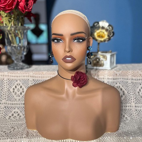 Female mannequin head with - mannequin,