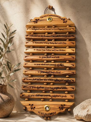 Handmade olive wood ten - wood,