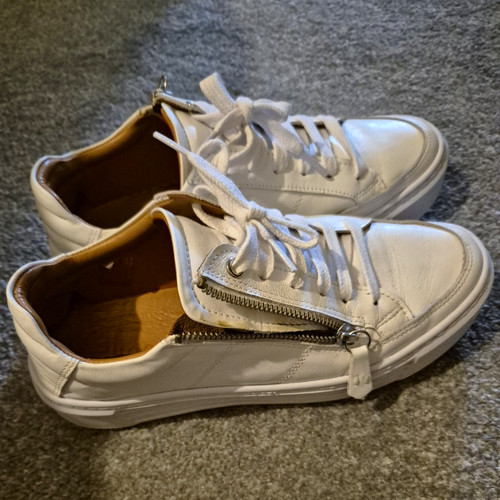 Womens white low top trainers - womens,