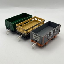 Lot of 3 TOMY Thomas & Friends S.C. Ruffey & Blue Mountain Quarry Wagon Toy #1d