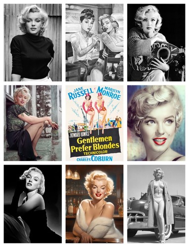 Marilyn monroe poster many - poster,