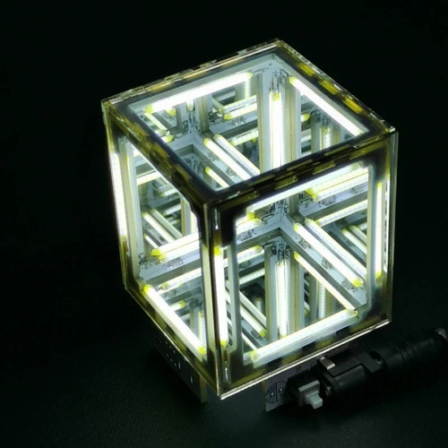 Hypercube led light diy - led,