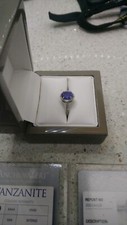 Ladies Tanzanite And Diamond