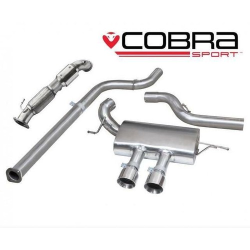 Cobra exhaust non res turbo - 3",
