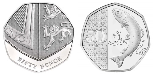 2017 2026 50p coin fifty - 2017,