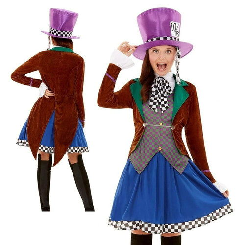 Miss mad hatter costume adults - mad,