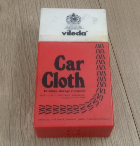 Vintage vileda car cloth - vintage,
