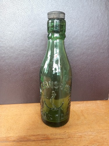 Antique green glass - antique,