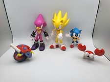 Jakks Sonic The Hedgehog - Super Sonic Espio Motobug Crab Figures